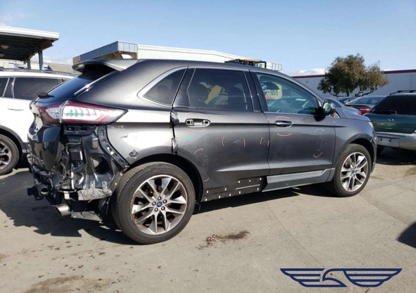 Ford EDGE cena 43590 przebieg: 83669, rok produkcji 2016 z Zgierz małe 56